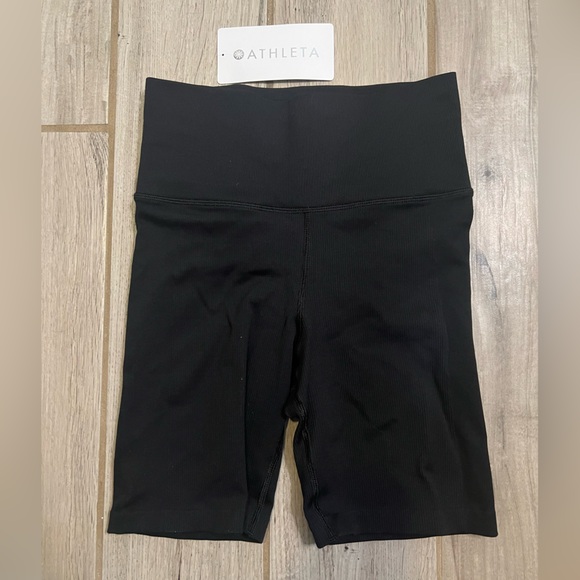 Athleta biker shorts black. NEW with/without tags - Picture 3 of 4